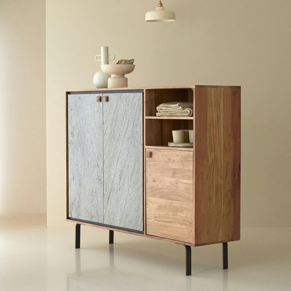 TEMIS - Buffet en acacia 150 cm