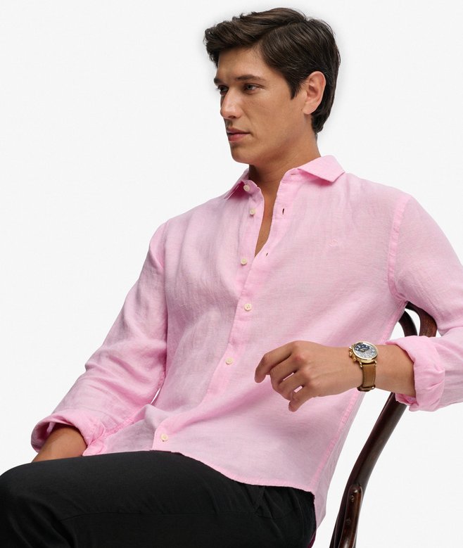 Riviera Long Sleeve Linen Shirt