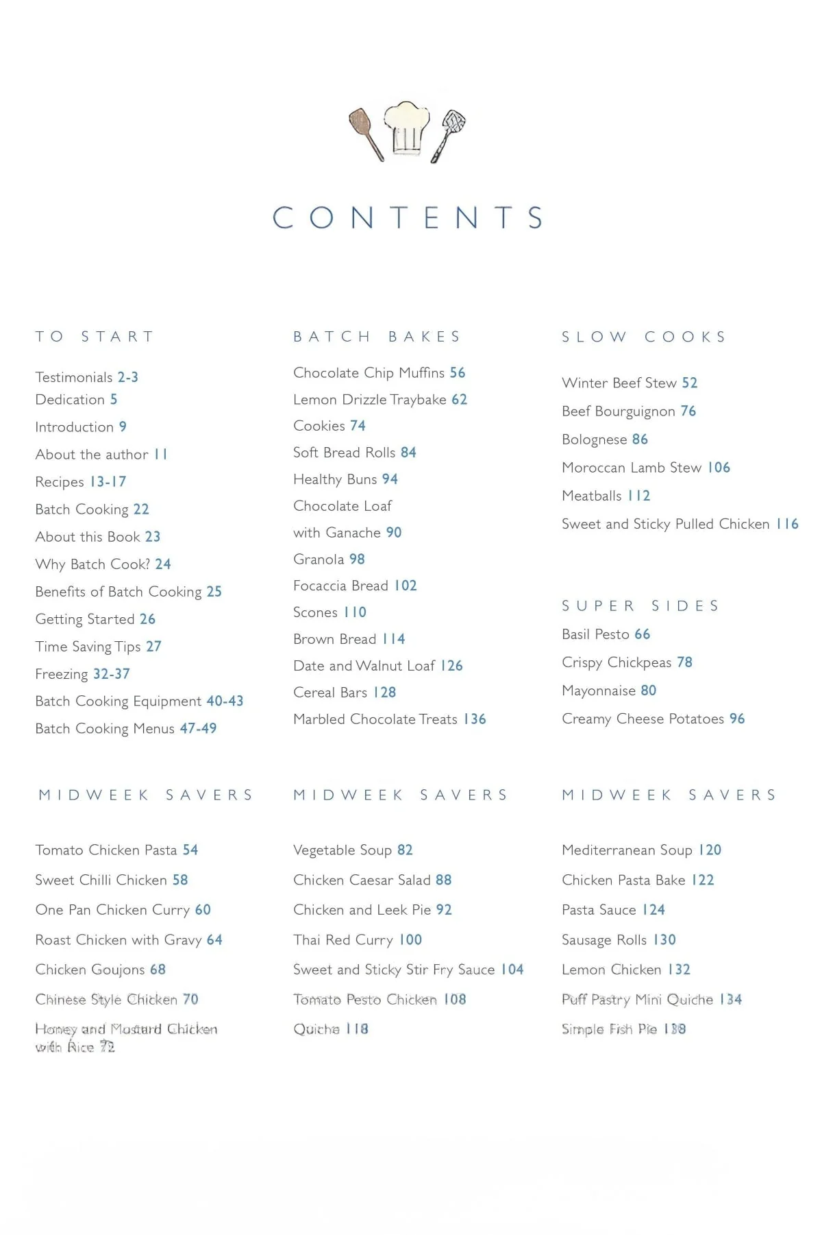 Batch Cooking Cookery Book