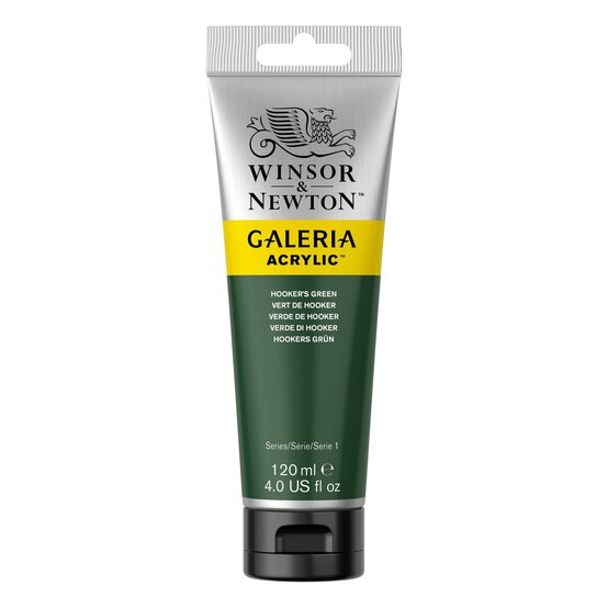 Winsor & Newton Galeria Hooker’s Green Acrylic Paint 120ml