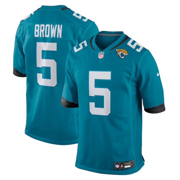 Dyami Brown Jacksonville Jaguars Nike Team Game Jersey -  Teal