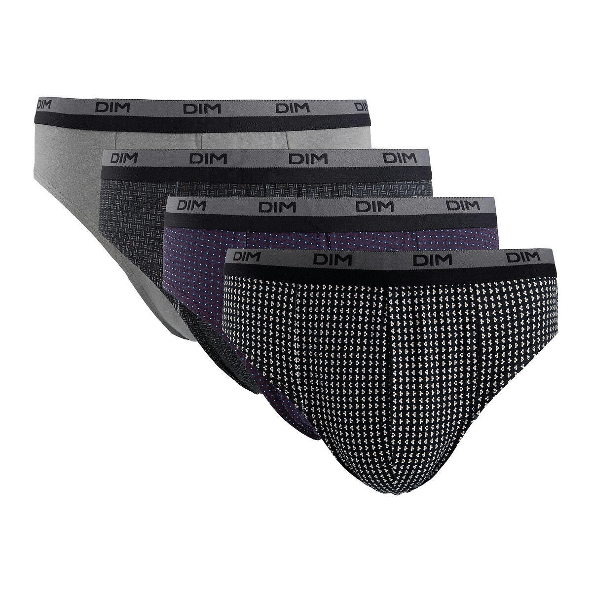 Lot de 3+1 gratuit slips pur coton