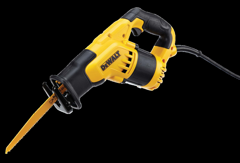 DEWALT DWE357 12A Keyless 4-Position Variable Speed Compact Reciprocating Saw with Carry Bag