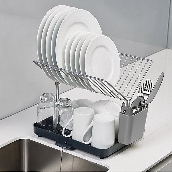 égouttoir Y-rack à 2 niveaux gris