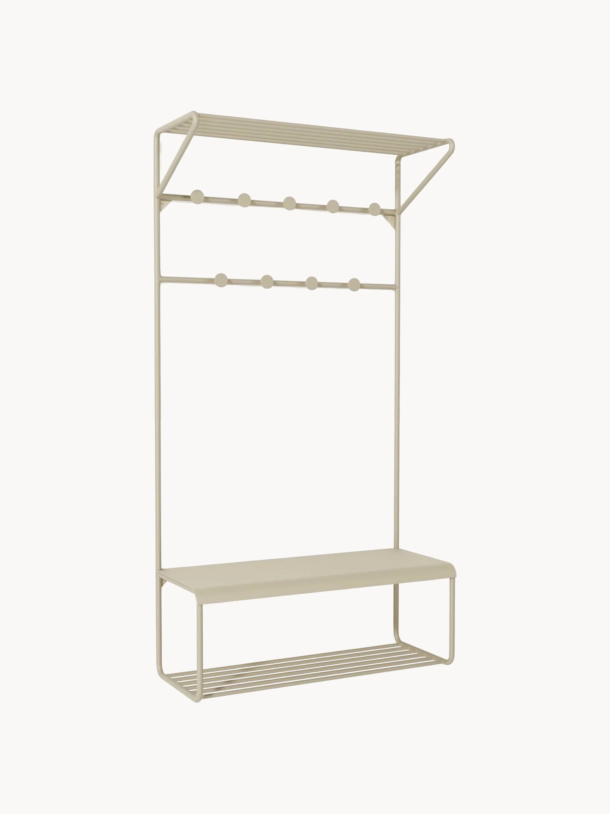 Wand-Garderobe Nash aus Metall