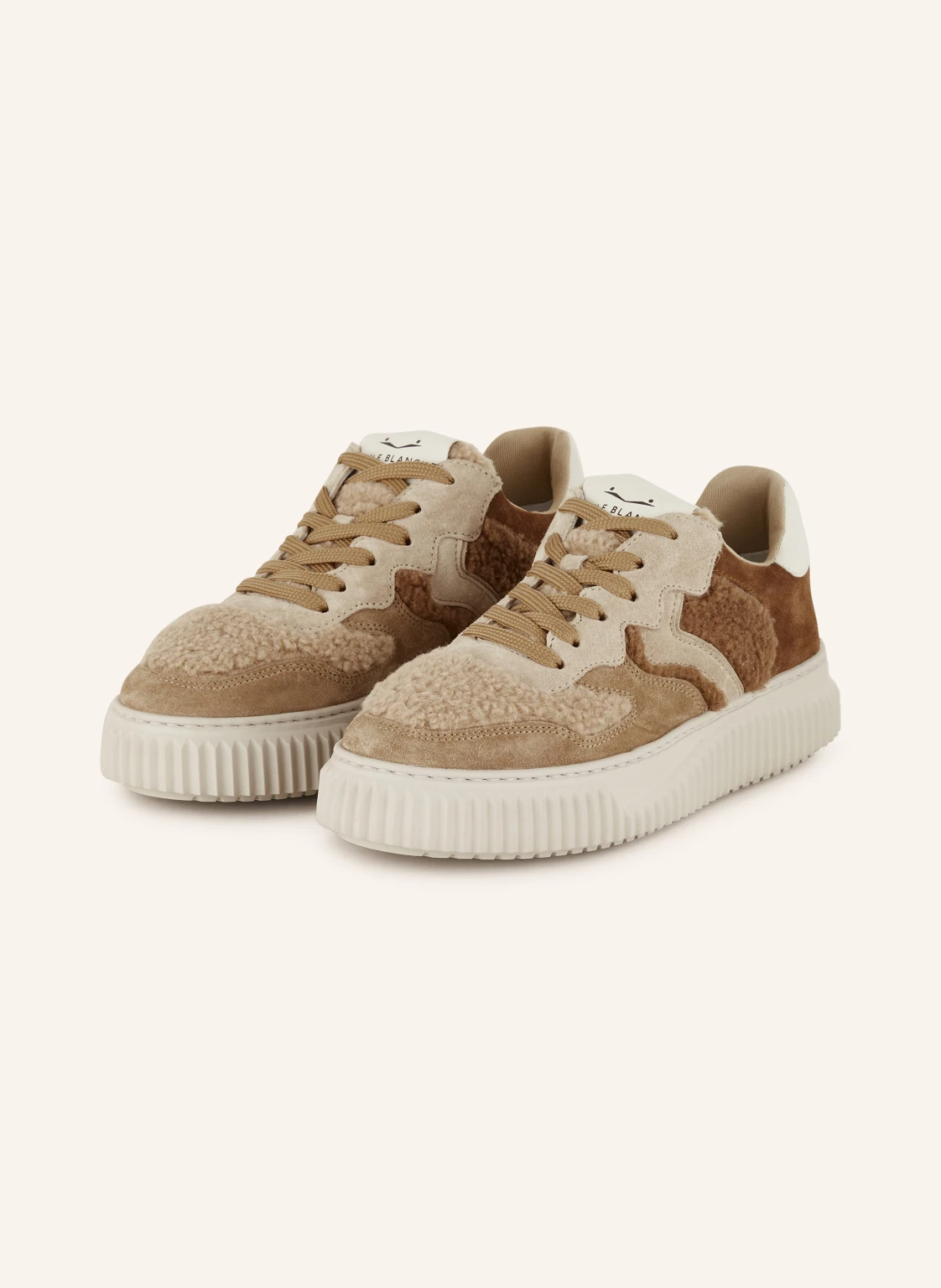 VOILE BLANCHE Sneaker LAURA mit Teddyfell