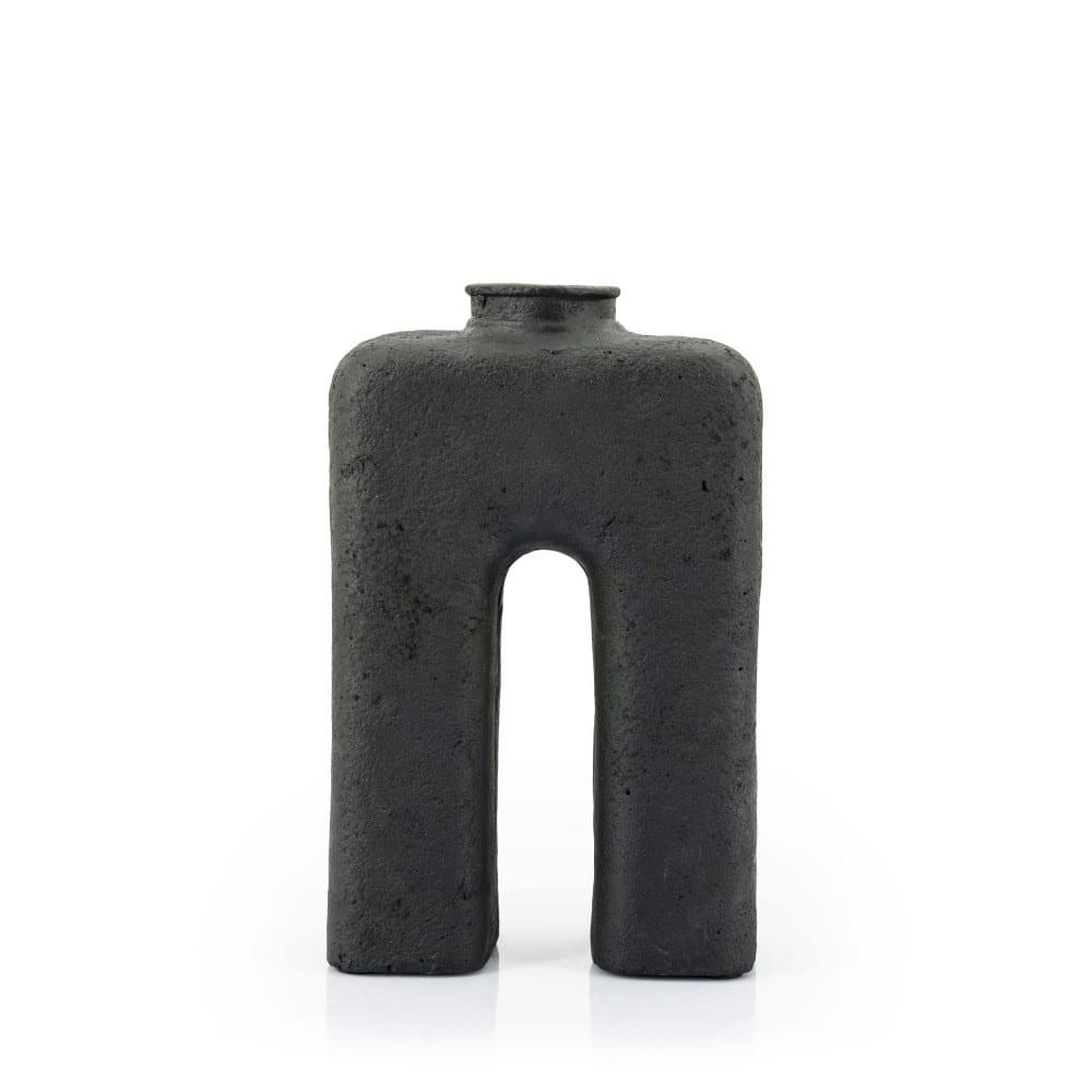 ARC - Vase en arc H38cm noir