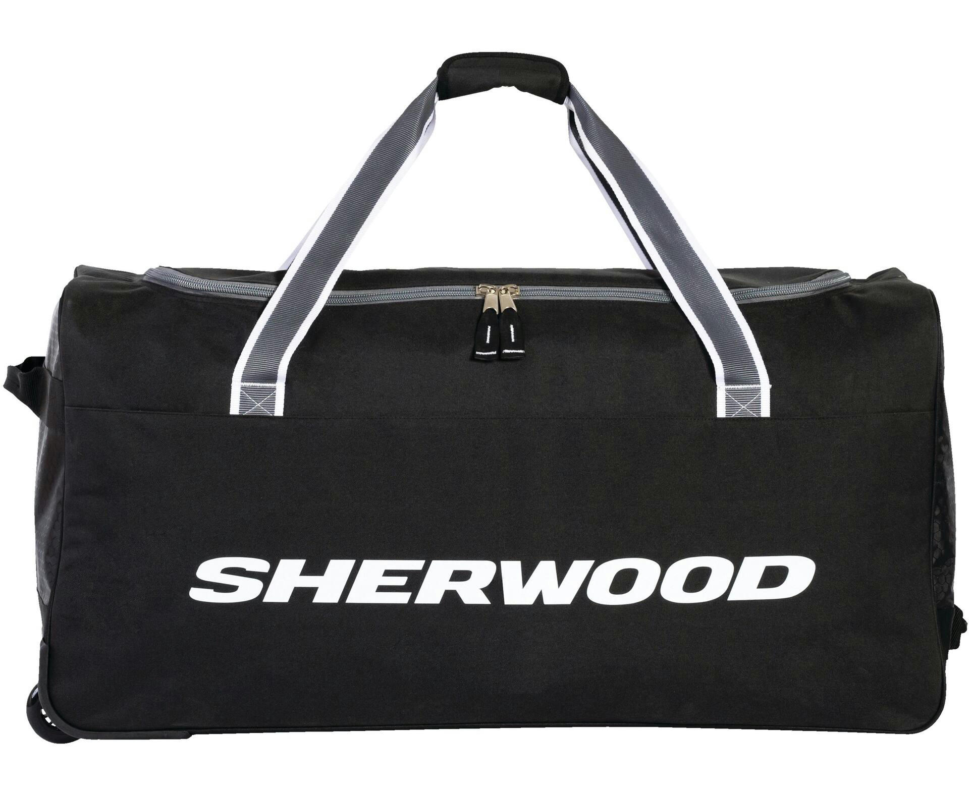 Sherwood Hockey Bag, Wheeled, Senior, Black, 34-in