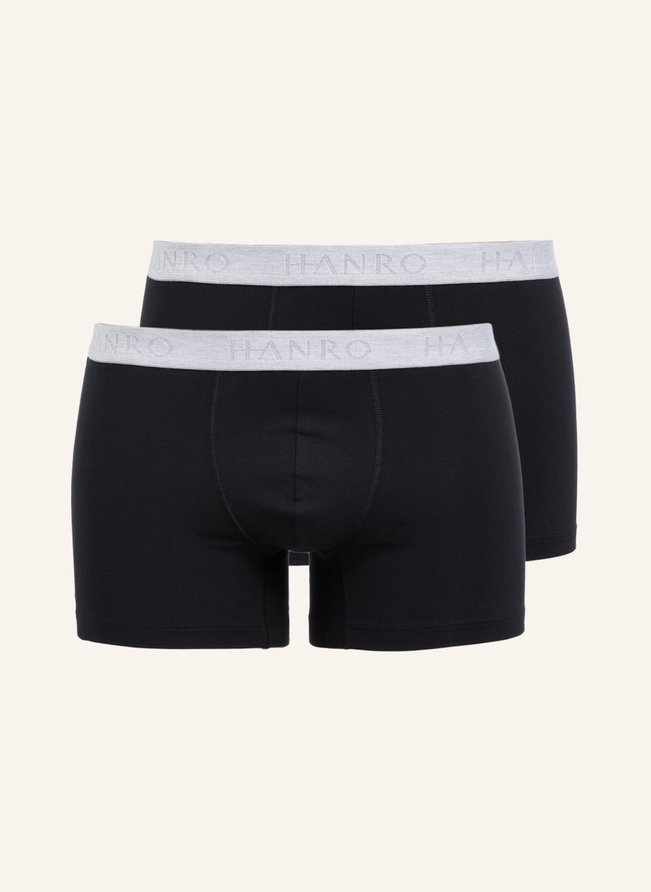 HANRO 2er-Pack Boxershorts COTTON ESSENTIALS