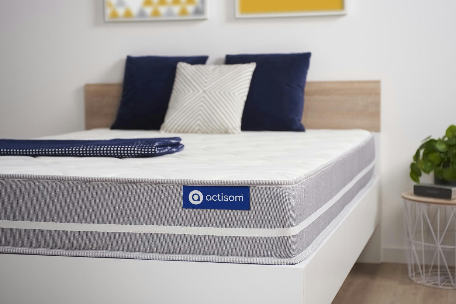 ACTILATEX TOUCH - Matelas 120x190 cm Latex et mémoire de forme