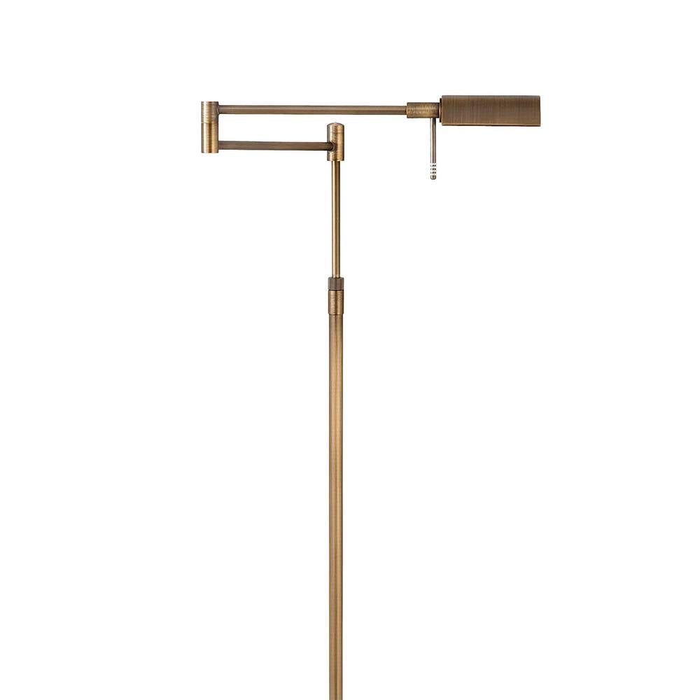 Highlight vloerlamp New Bari - 1 lichts - 30 x 140 cm - brons