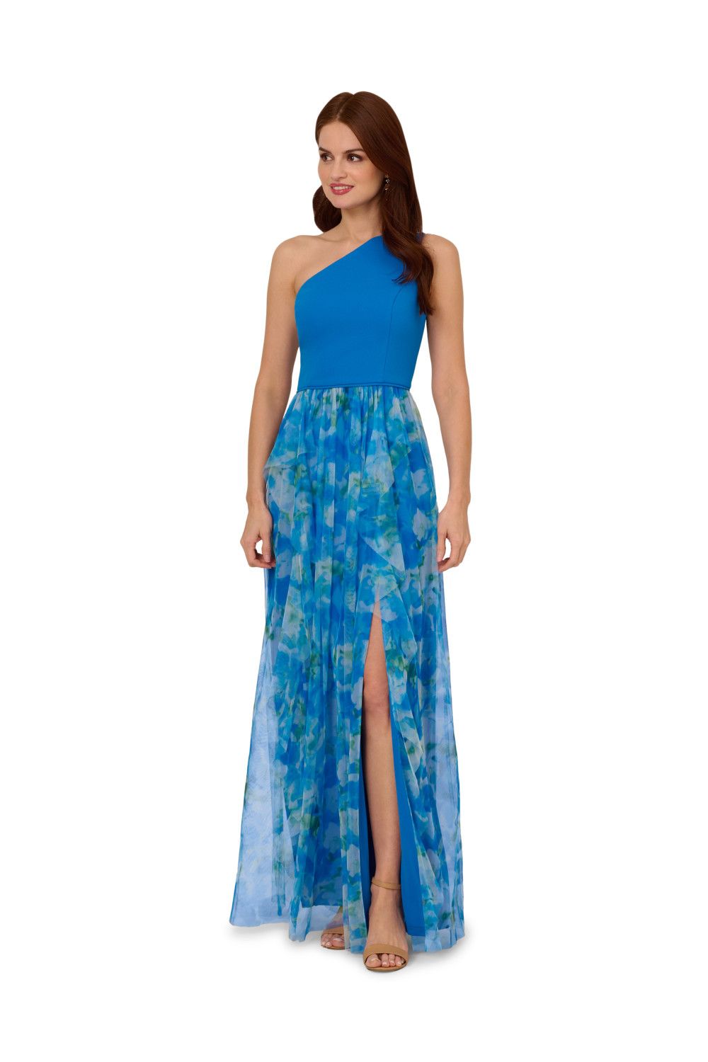 Adrianna Papell Sweetpea Combo Gown