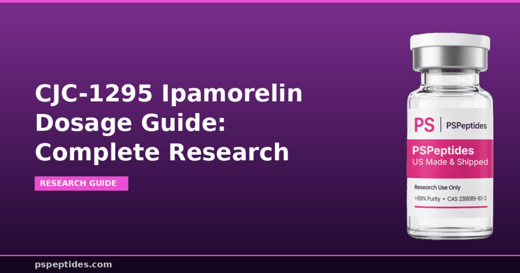 The Complete CJC-1295 Ipamorelin Dosage Research Guide
