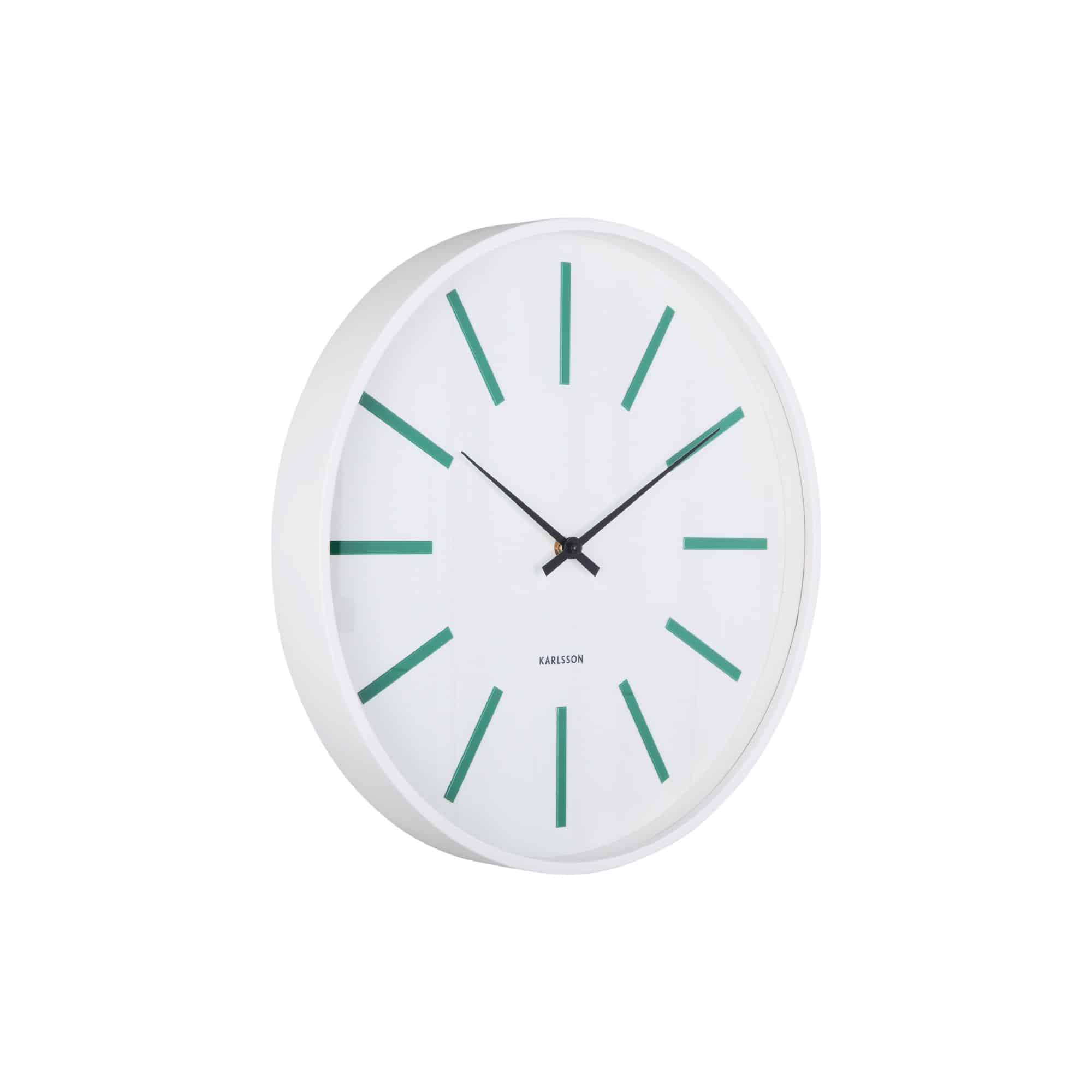 Karlsson wandklok Arruga Retro - groen - Ø40cm