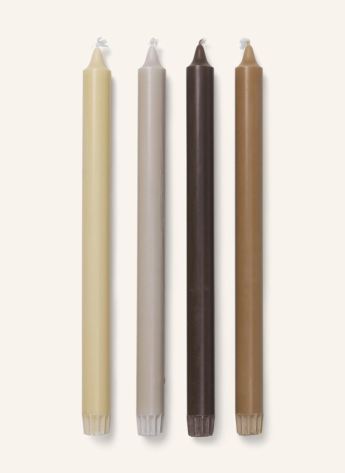 Ferm LIVING 4er-Set Stabkerzen PURE