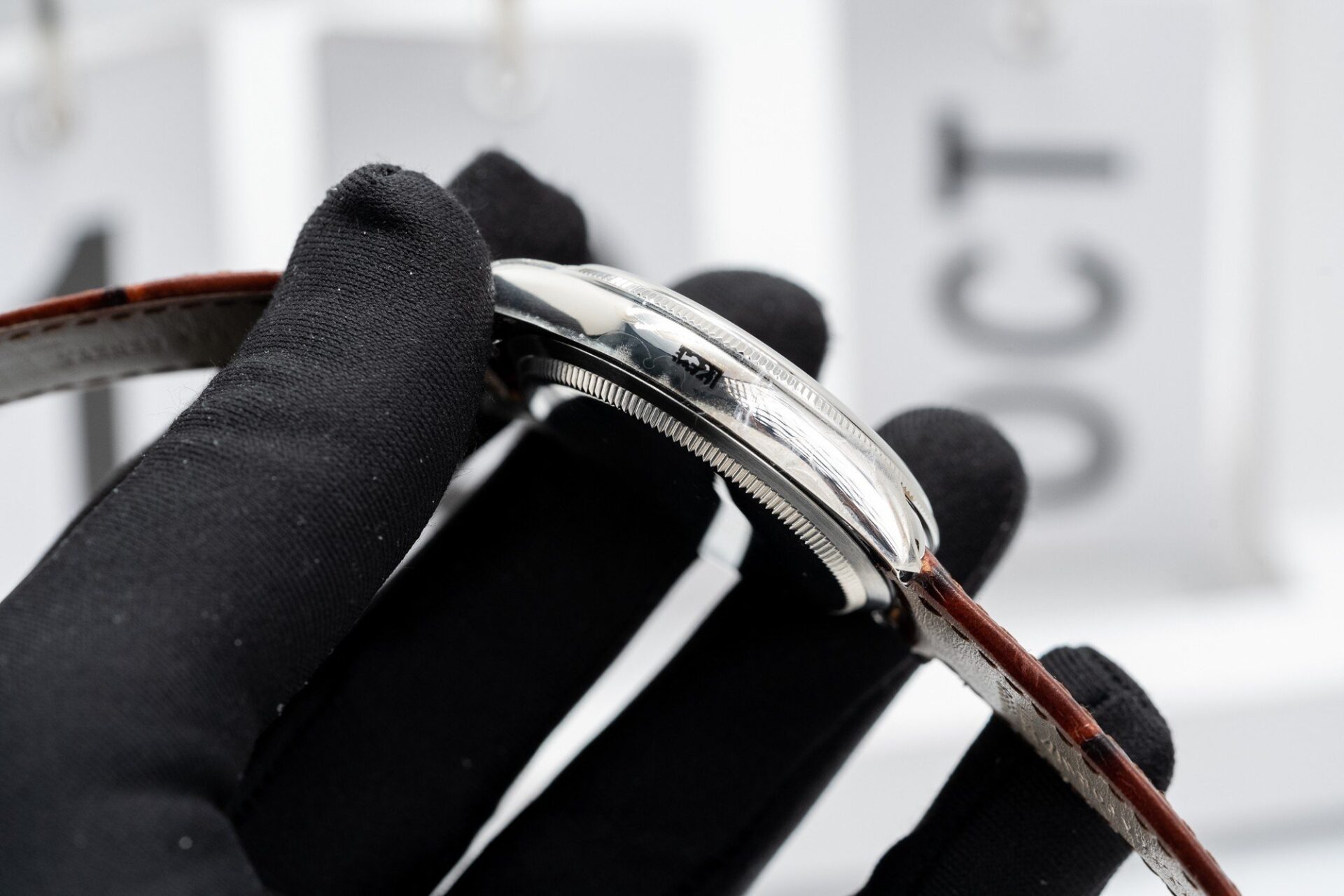 Rolex Cellini 50509 316L Steel Black Dial 39mm Leather MKSF Replica