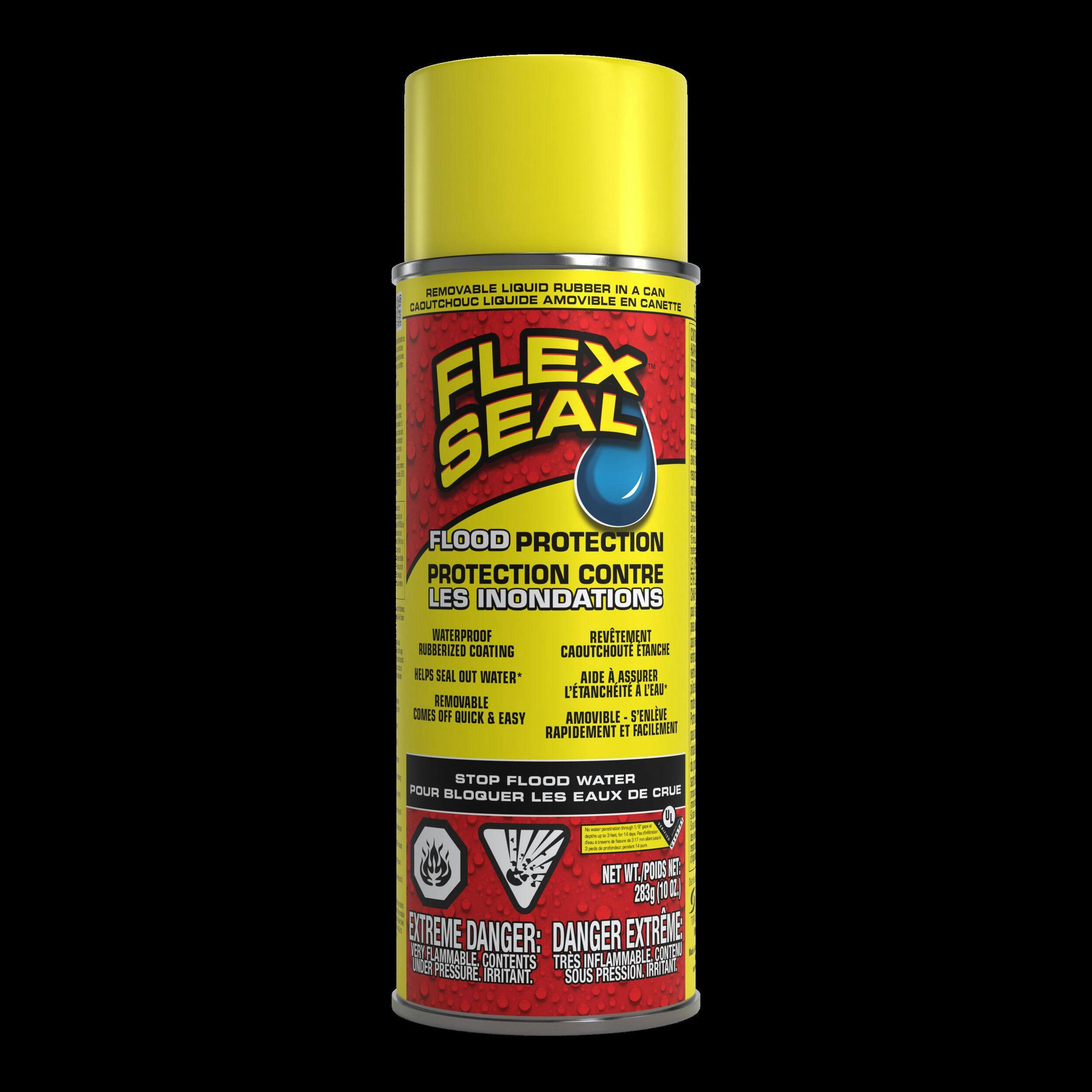 Flex Seal Spray Waterproof Flood Protection, Crack Resistant, 10-oz