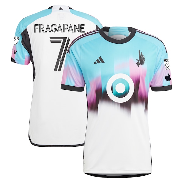 Franco Fragapane Minnesota United FC adidas 2023 The Northern Lights Kit Authentic Jersey - White
