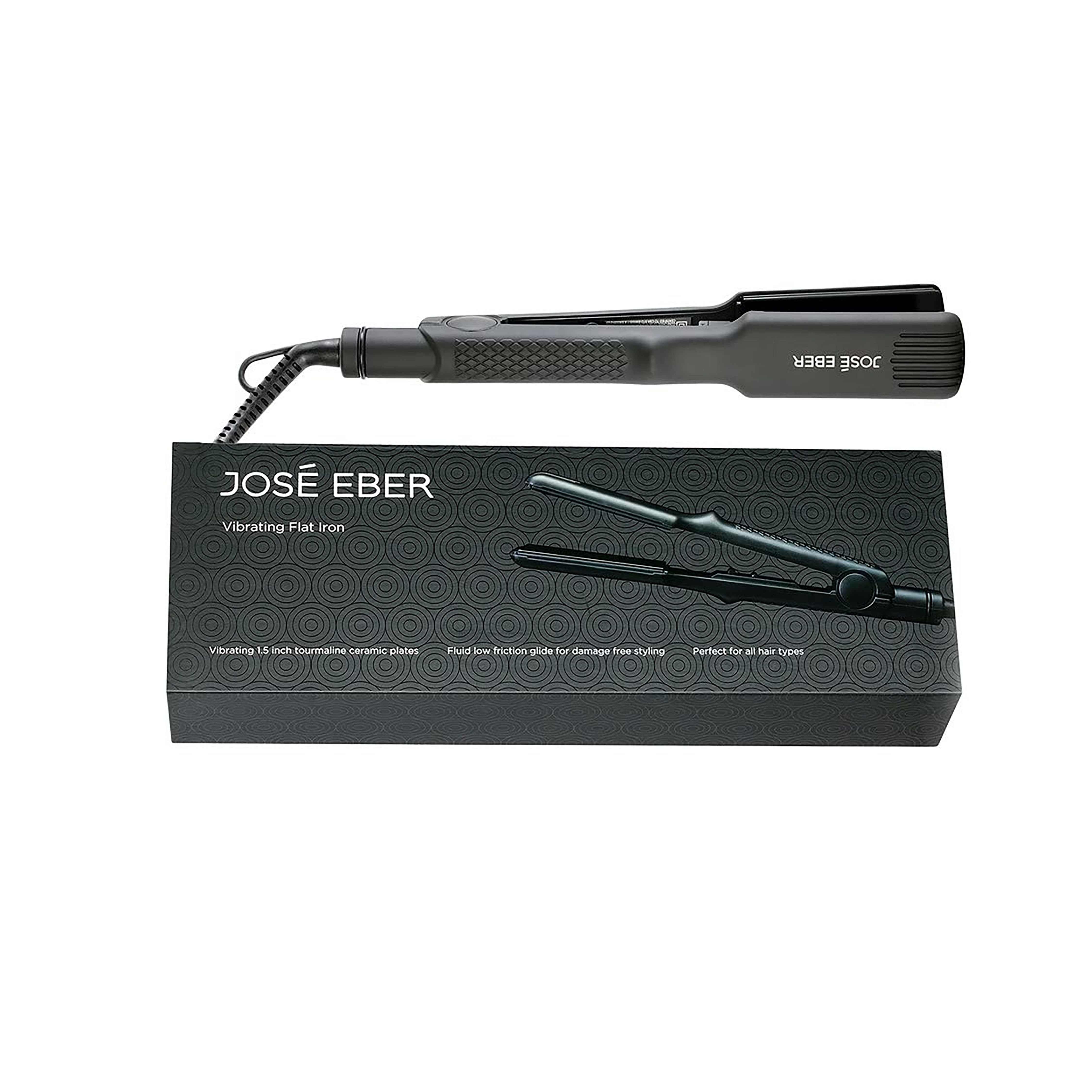 Jose Eber Vibrating Flat Iron - 1.5 inch Tourmaline Ceramic Plates