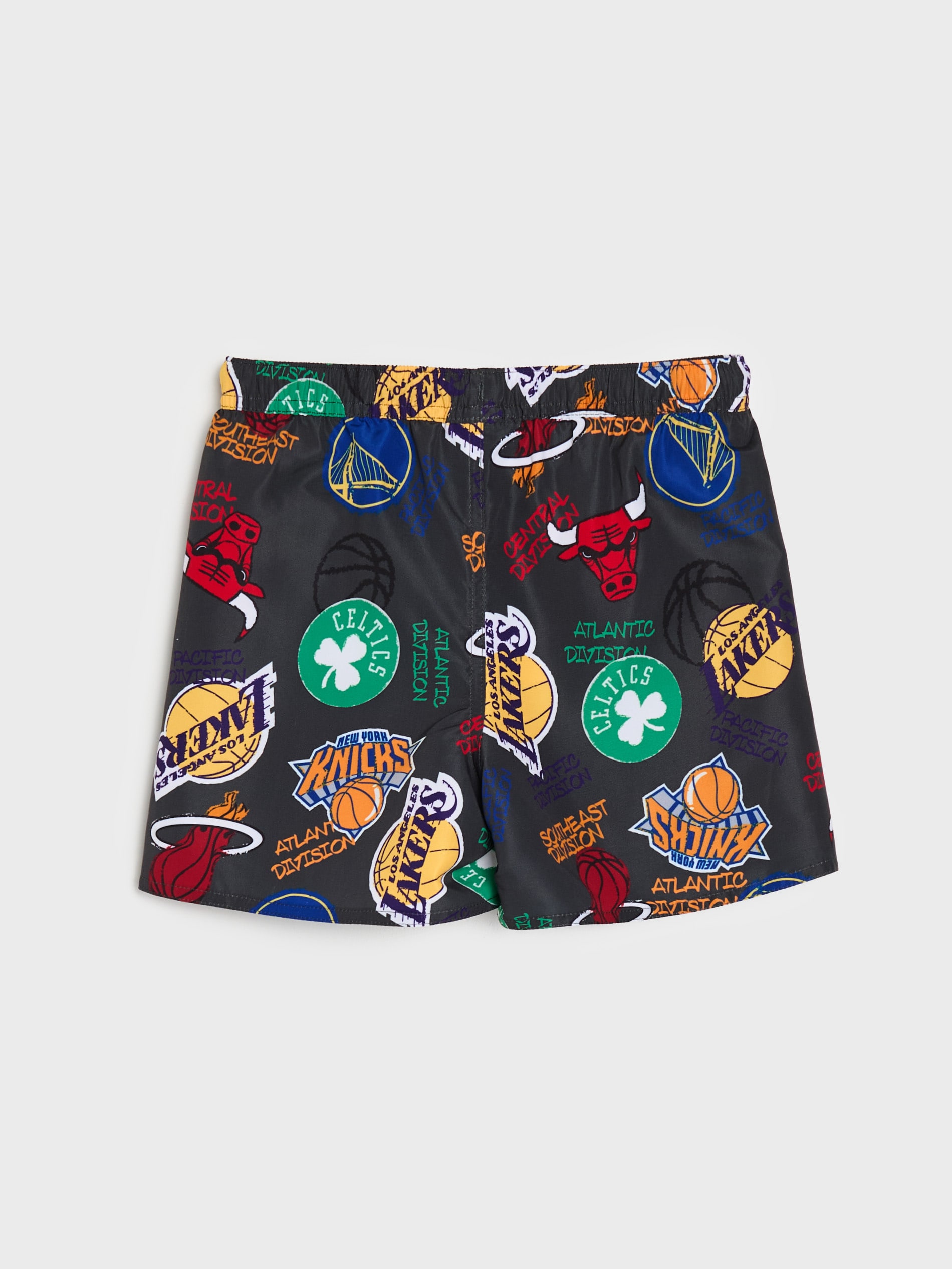 Szorty kąpielowe z nadrukiem drużyn NBA