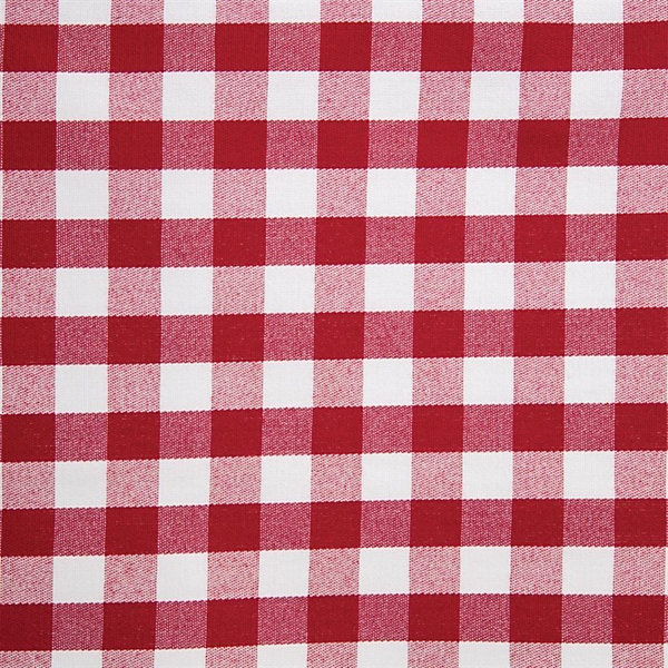 Nappe rouge et blanche 1320 x 1320 mm