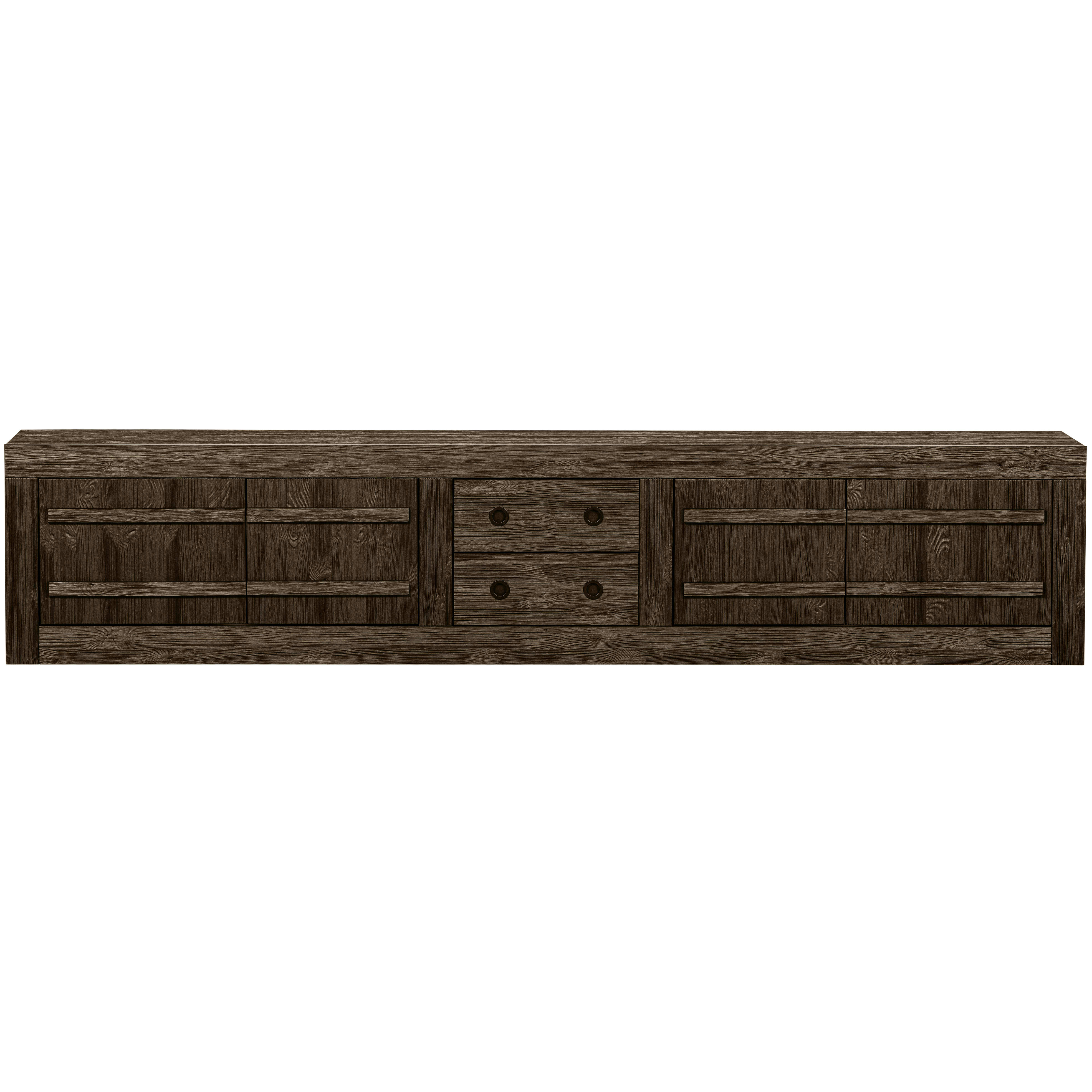 BEPUREHOME - Meuble TV en pin ombre