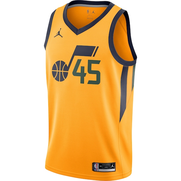 Donovan Mitchell Utah Jazz Jordan Brand 2020/21 Swingman Jersey - Statement Edition - Gold