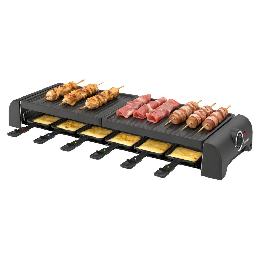 Appareil à raclette 12 personnes Homday avec spatules bambou