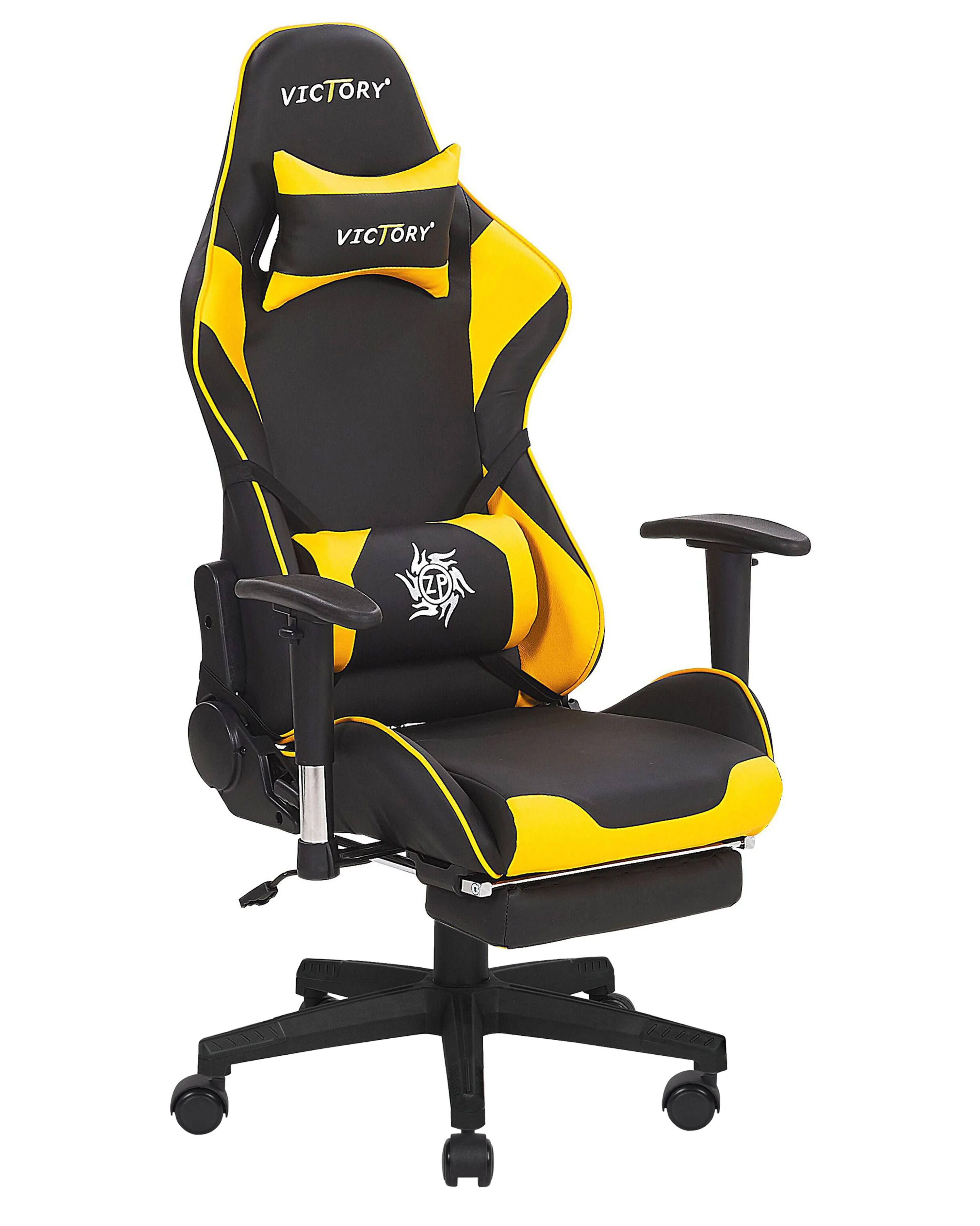 Gaming Chair VICTORY Faux Leather Yellow