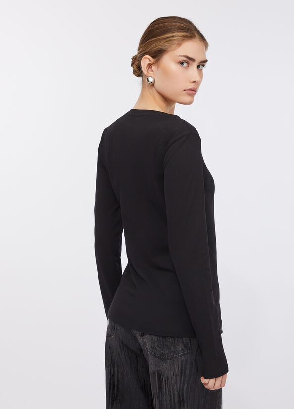 T-shirt a maniche lunghe
