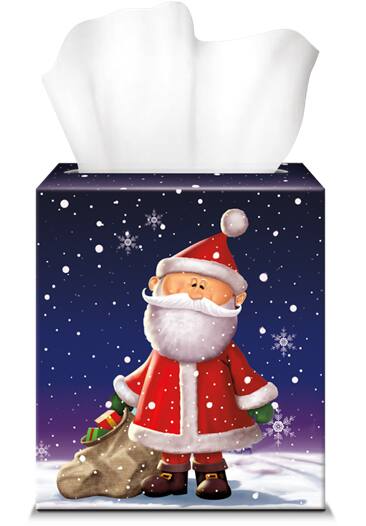 Scotties Facial Tissue Holiday Cube