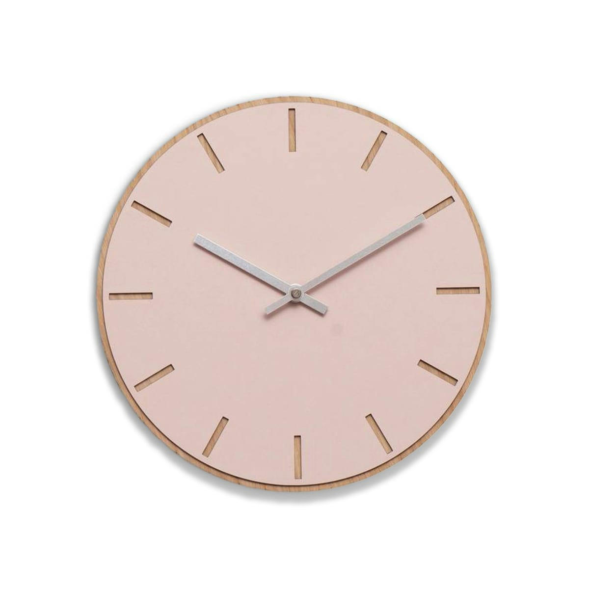- Horloge murale en linoléum rose D28cm
