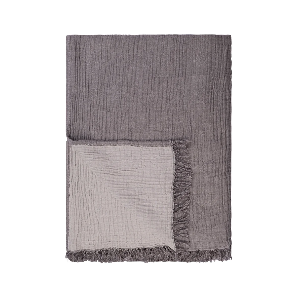 HANA - Cocoon Decke, 150 x 210 cm, dunkelgrau