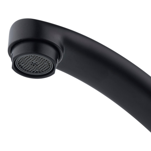 Mitigeur de cuisine Brigg en laiton coloris noir H.12,17 cm