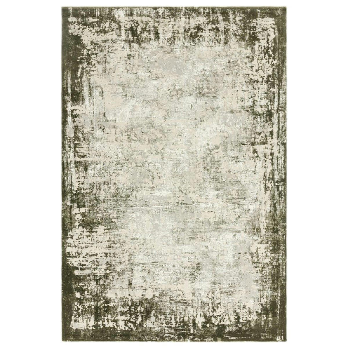 ZUKA - Tapis de salon en polypropylène vert 200x290 cm