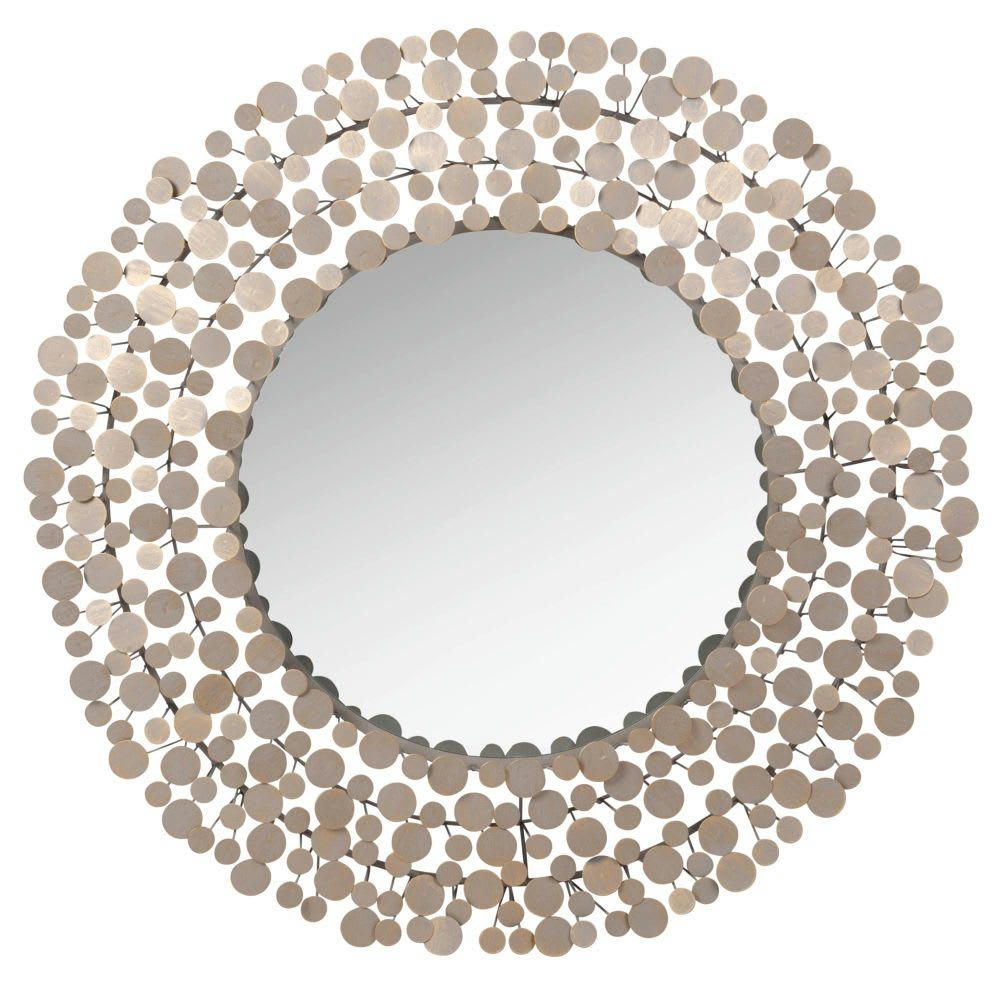 ZAMBIE - Miroir rond en métal D73