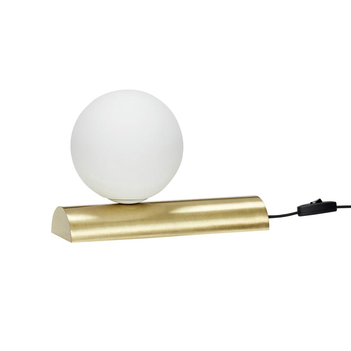 BALANCE - Lampe de table en laiton et opale