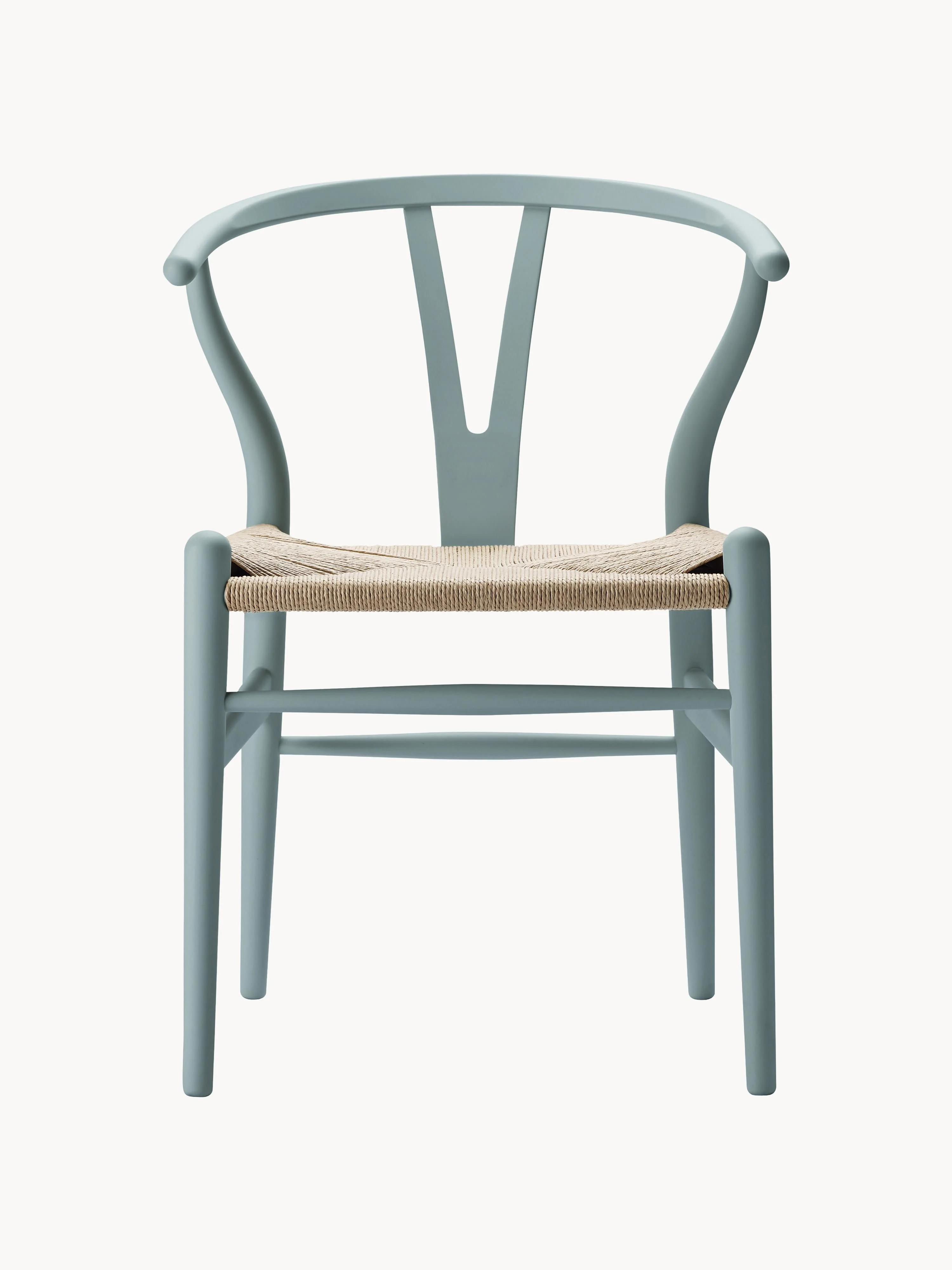 Holzstuhl CH24 Wishbone mit handgeflochtener Sitzfläche