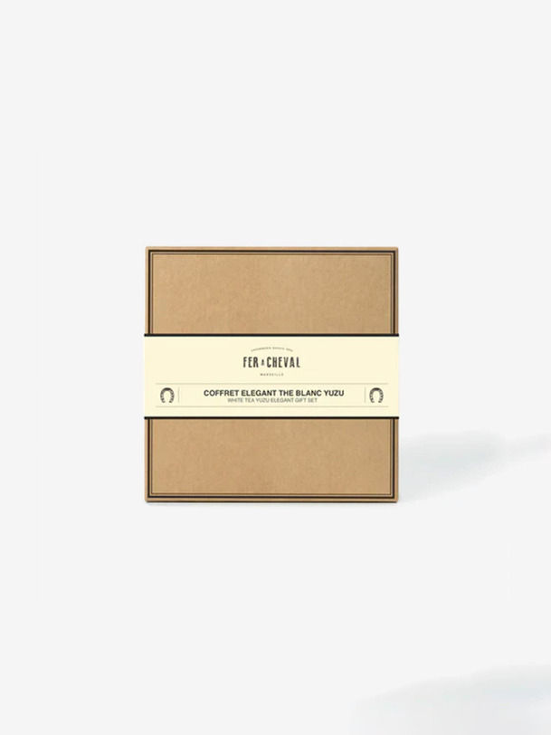 Coffret elegant thÉ blanc yuzu - fer a cheval blanc