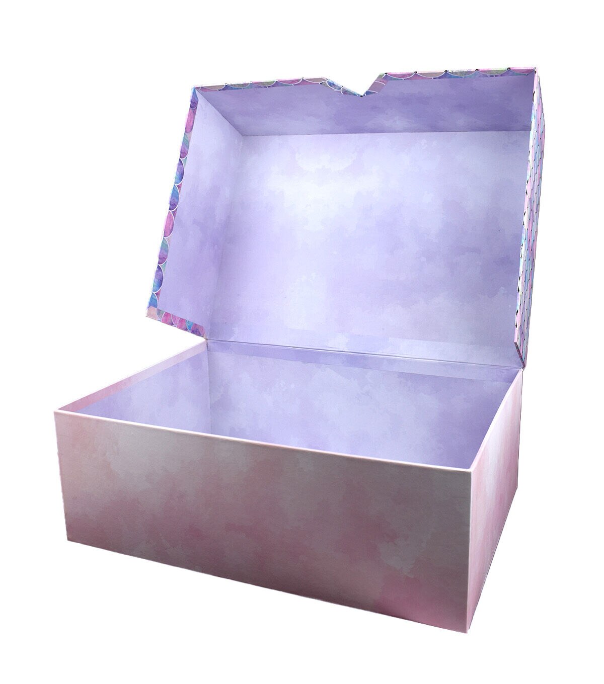 17 Bright Mermaid Scales Fliptop Box by Hudson 43