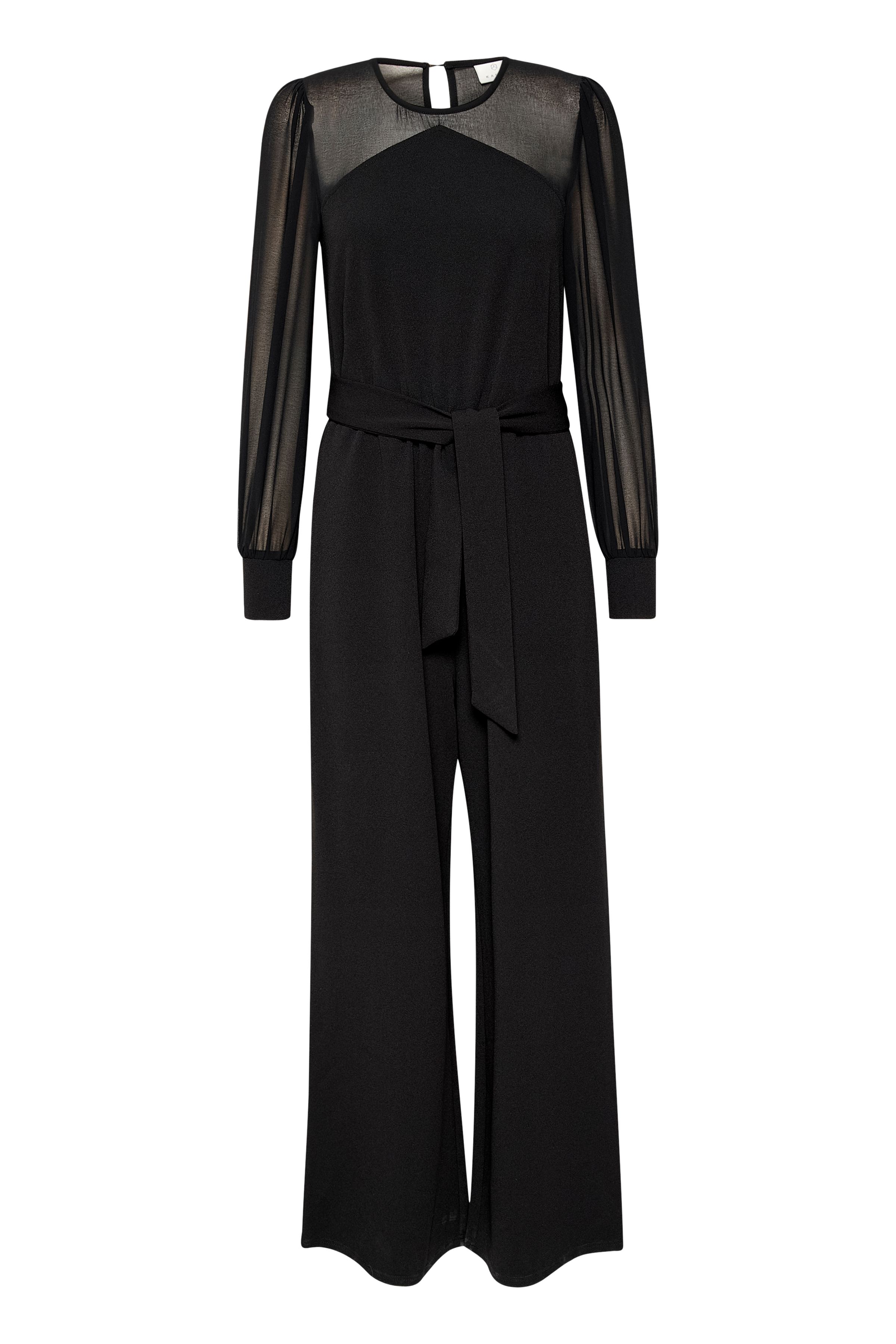 Kaffe Emily Long Sleeve Belted Jumpsuit