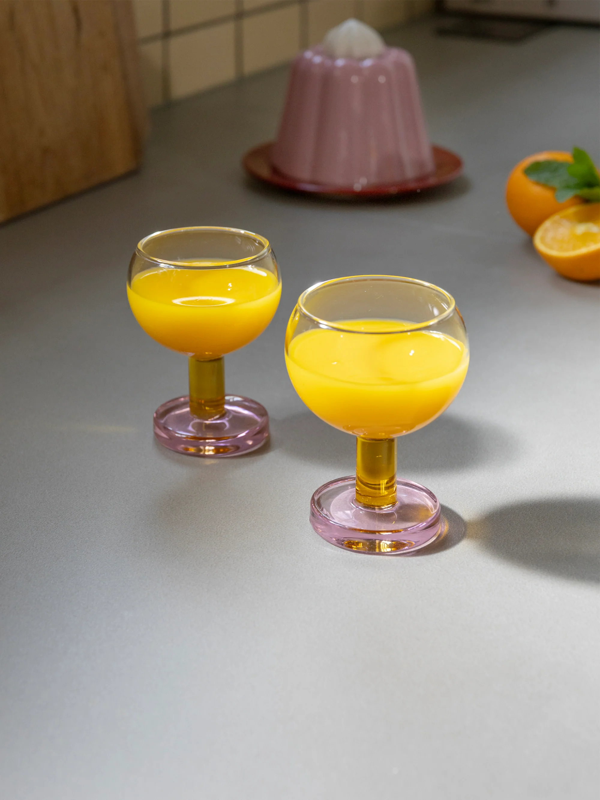 Handgefertigte Weingläser Cantine, 2er-Set