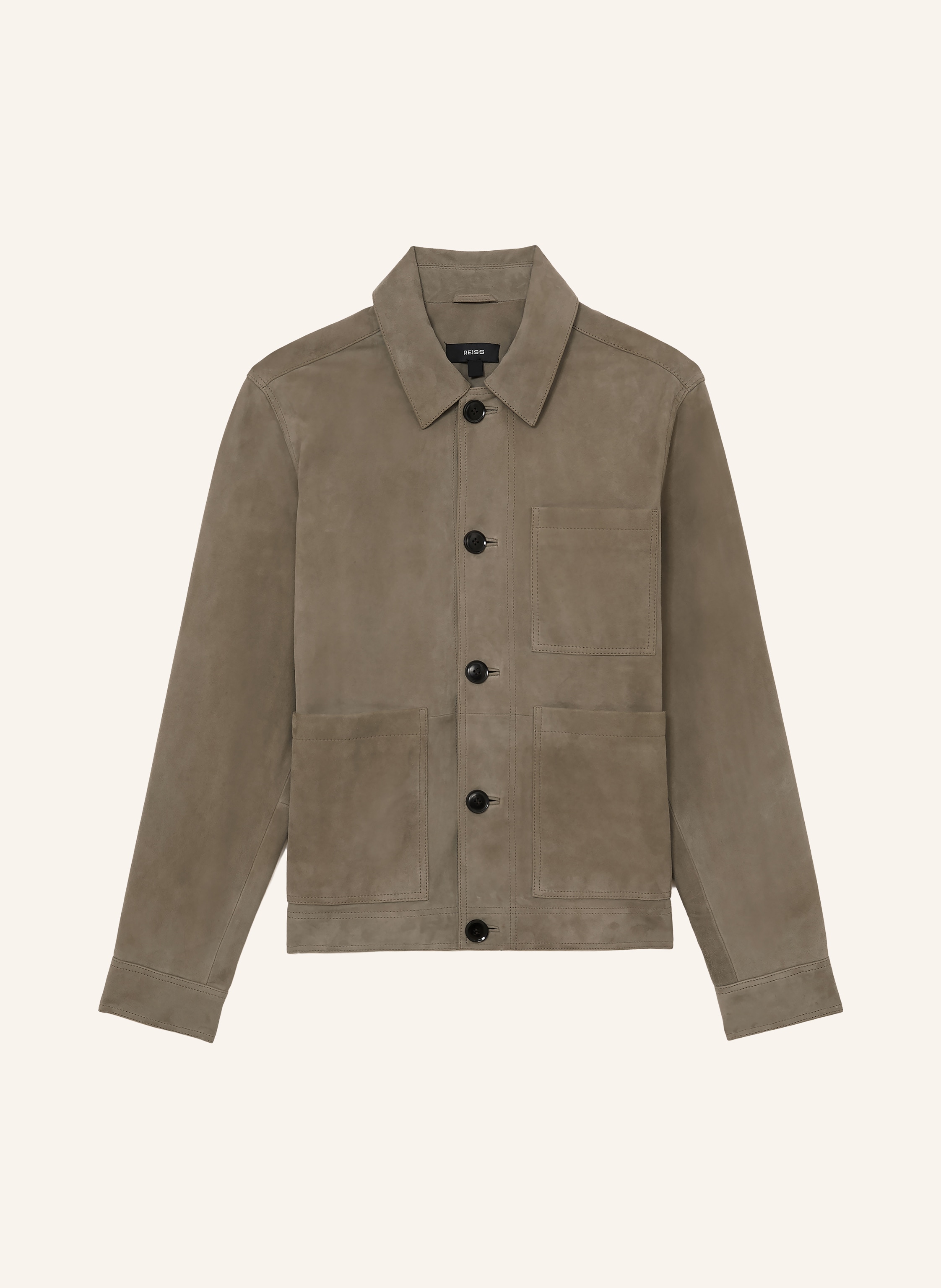 REISS Leder-Overjacket DANNY