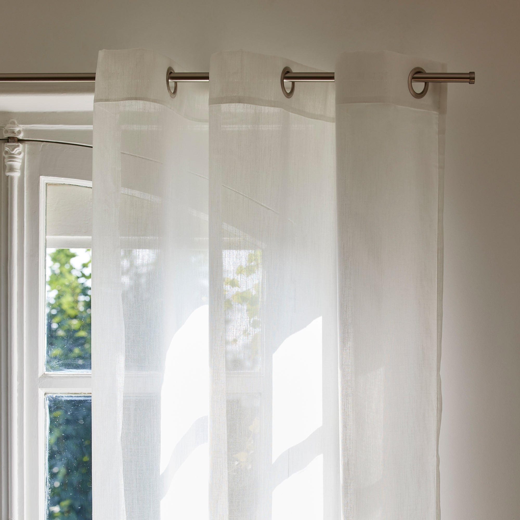 MADURA - Veiling wit 145x350 cm