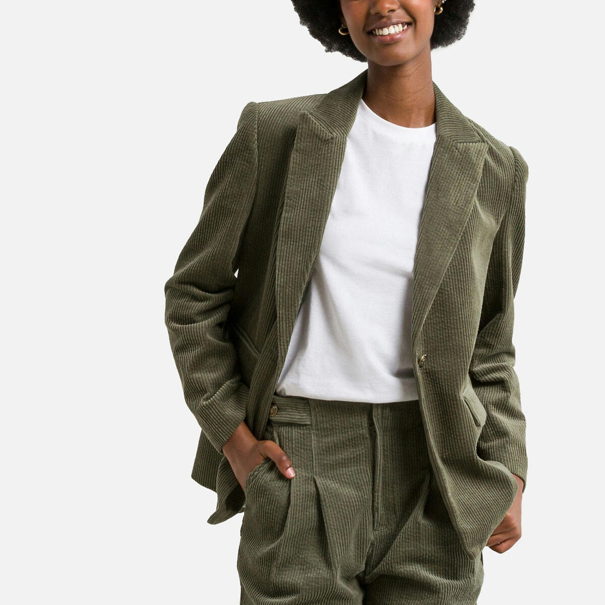 Veste blazer en velours