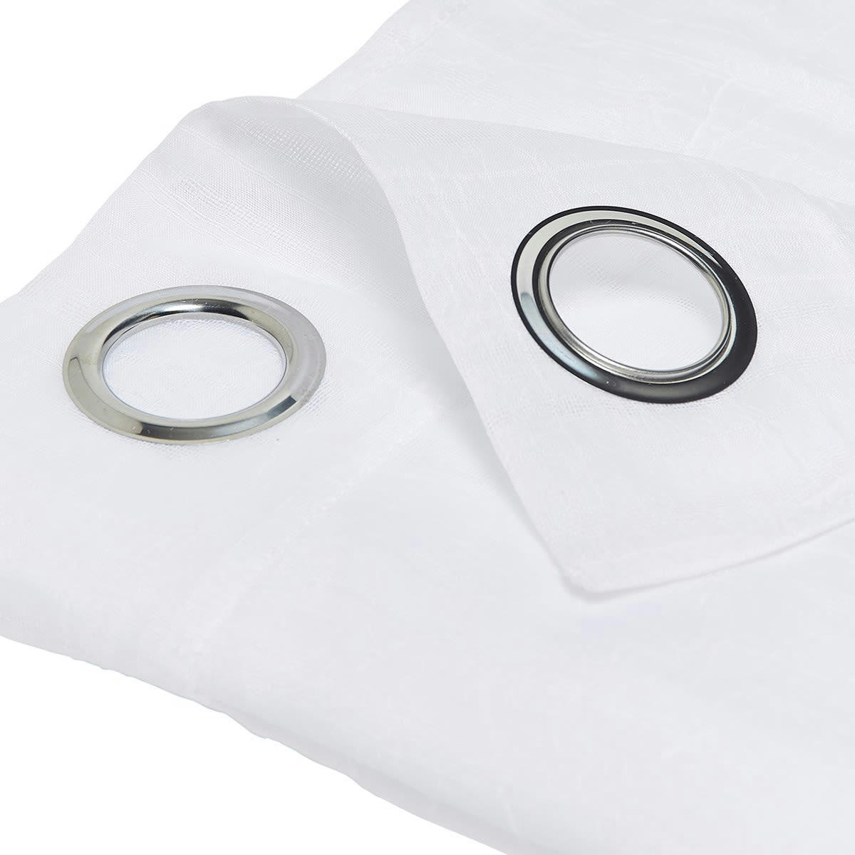 - Voilage en Polyester Blanc 135x240 cm