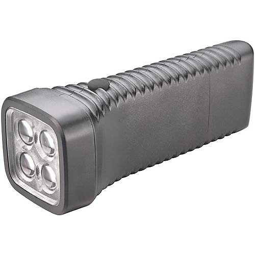 Lampe de poche AccuLux MultiLED rechargeable 4 LED 12 h, 152 g