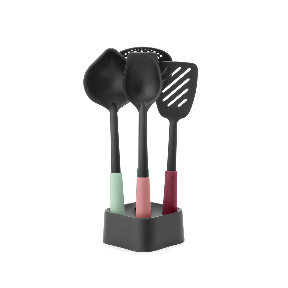 Brabantia Tasty  Kookgerei set, 4-delig plus houder - Mixed