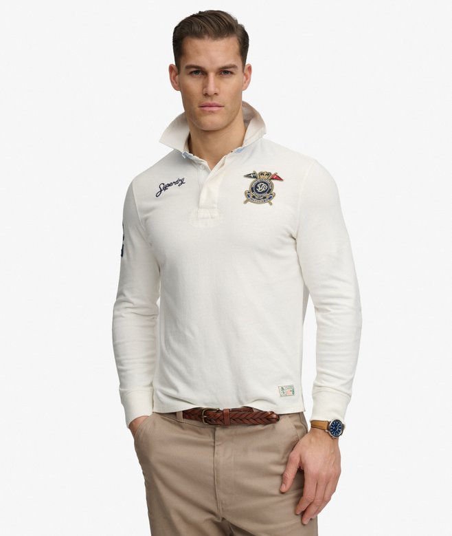 Double Emblem Rugby Top