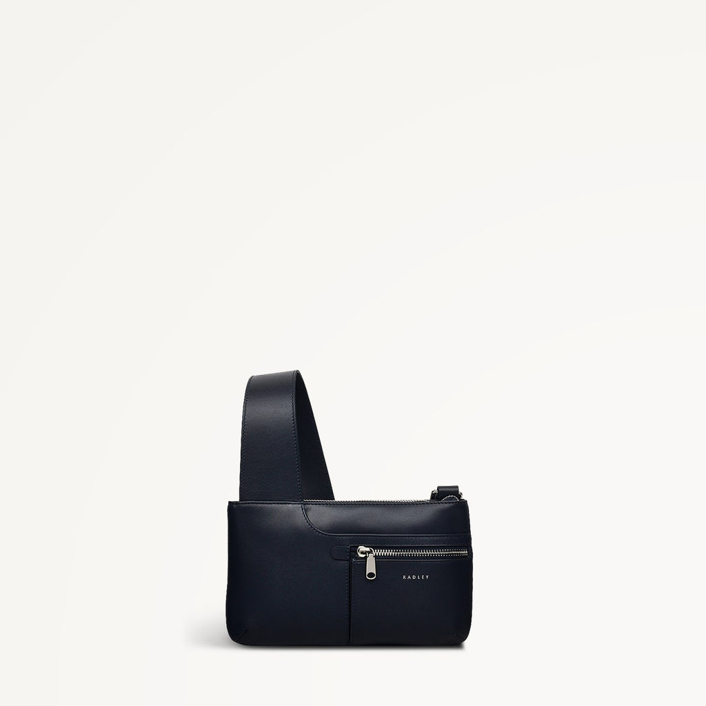 Pockets Mini Ziptop Cross Body Bag - RHB18101